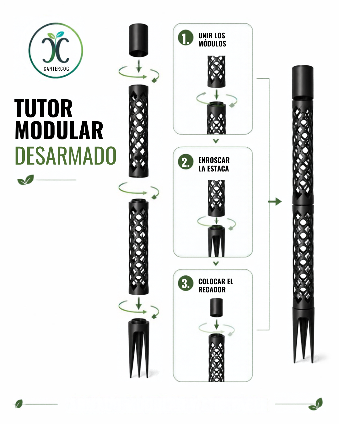 Tutor Modular Para Plantas Trepadoras